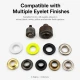 Eyelet Setting Die for 13 mm / 0.51 in Inner Diameter Eyelets KLP0028 made of durable metal for fabric, leather, and paper