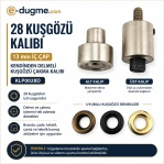28 Numara Kuşgözü Kalıbı 13 mm İç Çap Kendinden Delmeli Kuşgözü Çakma Kalıbı KLP0028D