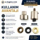 28 Numara Kuşgözü Kalıbı 13 mm İç Çap Kendinden Delmeli Kuşgözü Çakma Kalıbı KLP0028D