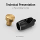 Eyelet Drilling Die 13 mm / 0.51 in KLP0028DEL for installing grommets on fabric, leather, and paper materials
