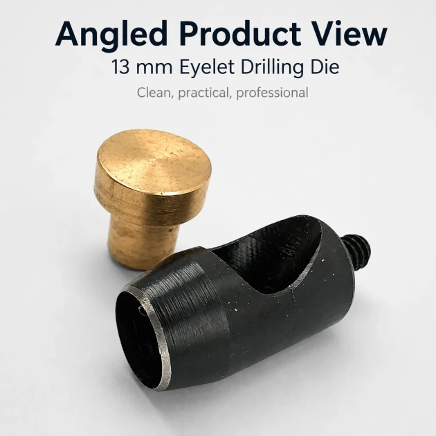 Eyelet Drilling Die 13 mm / 0.51 in KLP0028DEL for installing grommets on fabric, leather, and paper materials