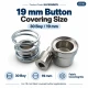 30L 19 mm 0.75 in fabric covered button die