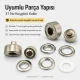 Eyelet Setting Die for 17 mm / 0.67 in Inner Diameter Eyelets KLP0031 - Professional tool for mounting fabrics and leather