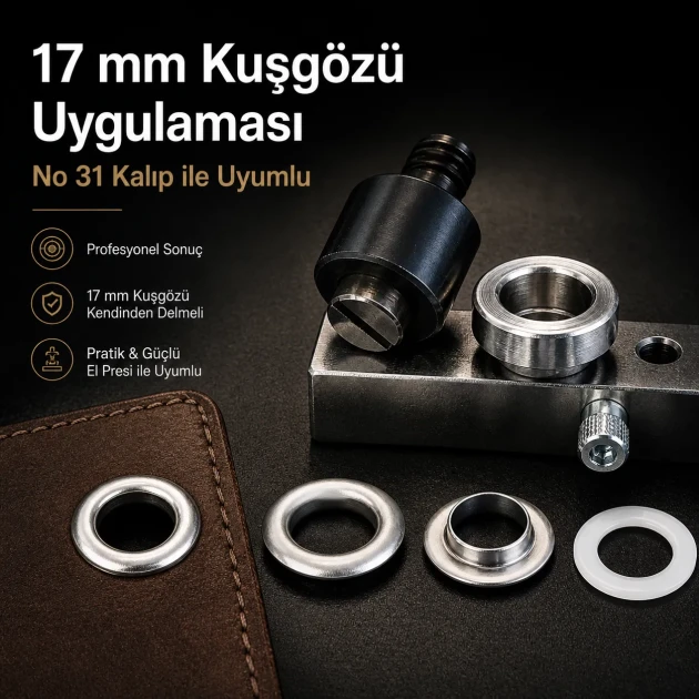 Eyelet Die Self-Drilling, 17 mm - 11/16" Eyelet Setting Die KLP0031D