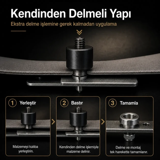 Eyelet Die Self-Drilling, 17 mm - 11/16" Eyelet Setting Die KLP0031D