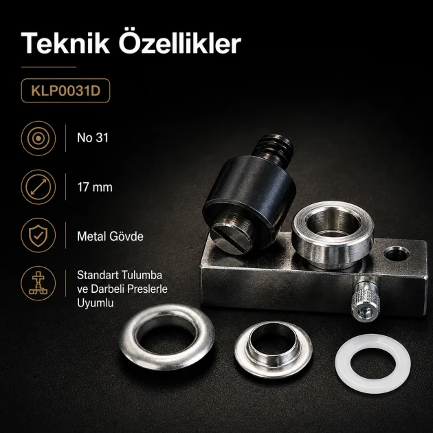 Eyelet Die Self-Drilling, 17 mm - 11/16" Eyelet Setting Die KLP0031D