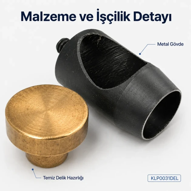 Eyelet Drilling Die 17 mm / 0.67 in KLP0031 for grommet installation and repair