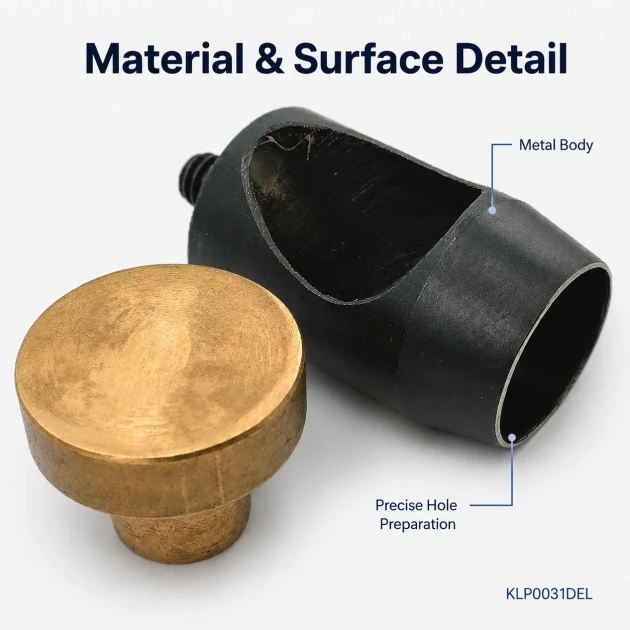 Eyelet Drilling Die 17 mm / 0.67 in KLP0031 for grommet installation and repair