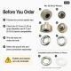 21 mm Flat Brass Eyelet Setting Die for 17 mm Inner Diameter Eyelets, Ideal for Tarpaulin, Tent and Technical Textiles