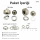 21 mm Flat Brass Eyelet Setting Die for 17 mm Inner Diameter Eyelets, Ideal for Tarpaulin, Tent and Technical Textiles