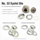 21 mm Flat Brass Eyelet Setting Die for 17 mm Inner Diameter Eyelets, Ideal for Tarpaulin, Tent and Technical Textiles
