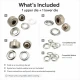 21 mm Flat Brass Eyelet Setting Die for 17 mm Inner Diameter Eyelets, Ideal for Tarpaulin, Tent and Technical Textiles