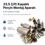 33.5 Double Cap Rivet Setting Die for 9.5 mm / 0.37 in Cap Rivets KLP00335CFT