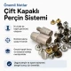 33.5 Double Cap Rivet Setting Die for 9.5 mm / 0.37 in Cap Rivets - Metal Tool for Secure Installation in Bags and Textile