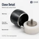 Eyelet Drilling Die 28 mm / 1.10 in KLP0034DEL for precise grommet mounting in textile products, bags, and shoes