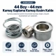 44L 28 mm / 1.10 in Fabric-Covered Shank Button Die KLP0044KPL