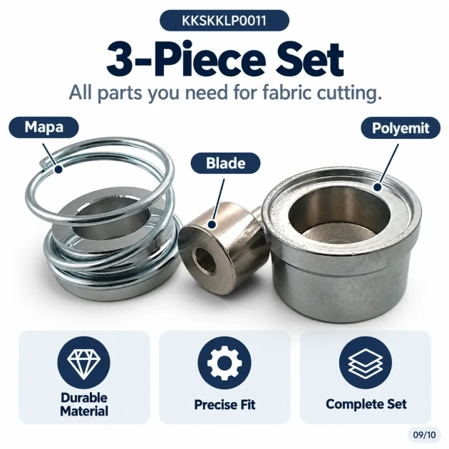 44L 28 mm / 1.10 in Fabric-Covered Shank Button Die KLP0044KPL