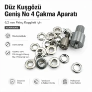 Wide Flat Brass Eyelet Setting Die for 6.2 mm / 0.24 in Eyelets KLP004DUZ