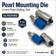 Pearl Setting Die for 4 mm / 0.16 in Press Pearls - Ideal for textile decoration