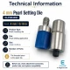 Pearl Setting Die for 4 mm / 0.16 in Press Pearls - Ideal for textile decoration