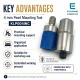 Pearl Setting Die for 4 mm / 0.16 in Press Pearls - Ideal for textile decoration