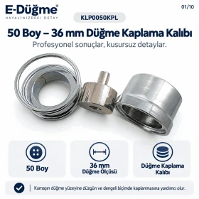 50L 36 mm / 1.42 in Fabric Covered Button Die KLP0050KPL 50L 36 mm / 1.42 in Fabric Covered Button Die KLP0050KPL