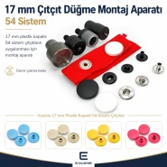 Snap Button Setting Die for 17 mm / 0.67 in Plastic Cap 54 System Snap Buttons KLP0054-17