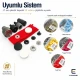 Snap Button Setting Die for 17 mm / 0.67 in Plastic Cap 54 System Snap Buttons, durable metal construction for reliable