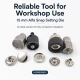 15 mm Alpha Snap Button Application Die Setting Tool for large snap button installation, compatible with hand press and