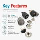 17 mm Alpha Snap Button Setting Die for Metal Cap Snap Fasteners - KLP0055K17