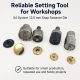 Snap Button Setting Die 12.5 mm / 0.49 in for 54 System - Durable and Efficient Fastening Mold