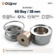 60L 38 mm 1.50 in fabric covered button die