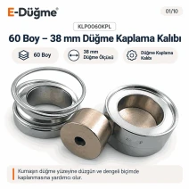 60L 38 mm / 1.50 in Fabric Covered Button Die KLP0060KPL 60L 38 mm / 1.50 in Fabric Covered Button Die KLP0060KPL