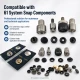 Custom 61 System Snap Button Setting Die for Product-Specific Production, includes upper and lower molds for precise