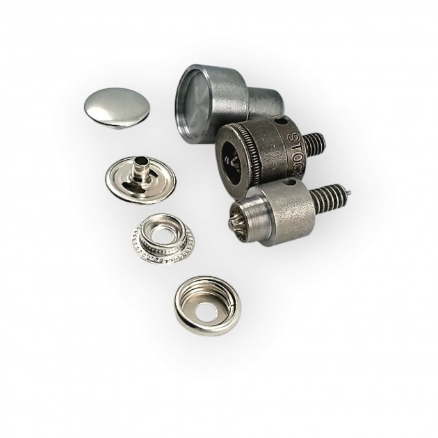 Double Cap Snap Button Application Dies 61 System - Fastening Mold KLP0061CFT