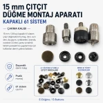 Snap Setting Die for 15 mm / 0.59 in 61 System Snap Buttons KLP0061K15