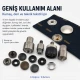 Snap Setting Die for 15 mm / 0.59 in 61 System Snap Buttons, made of durable PP material, ideal for precise fastening