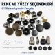 Snap Setting Die for 15 mm / 0.59 in 61 System Snap Buttons, made of durable PP material, ideal for precise fastening