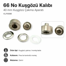 66 No Kuşgözü Kalıbı - 40 mm Kuşgözü Çakma Aparatı KLP0066