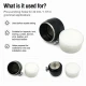 40 mm / 1.57 in Eyelet Punching Die for Large Grommet Hole Preparation made of durable PP material, ideal for precision