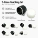 40 mm / 1.57 in Eyelet Punching Die for Large Grommet Hole Preparation made of durable PP material, ideal for precision