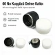 40 mm / 1.57 in Eyelet Punching Die for Large Grommet Hole Preparation made of durable PP material, ideal for precision
