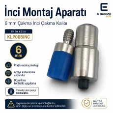 6 mm Çakma İnci Çakma Kalıbı Demir Montaj Aparatı KLP006INC