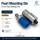 Pearl Setting Die for 6 mm / 0.24 in Press Pearls, heavy-duty iron tool for flawless application in apparel manufacturing