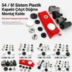 Custom 54 System Plastic Cap Snap Button Setting Die KLP0080
