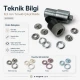 Ring-Style Prong Snap Setting Die for 8.2 mm / 0.32 in Snap Fasteners KLP0082, durable metal punch tool for professional