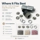 Ring-Style Prong Snap Setting Die for 8.2 mm / 0.32 in Snap Fasteners KLP0082, durable metal punch tool for professional