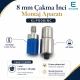 Pearl Setting Die for 8 mm / 0.31 in Press Pearls made of heavy-duty iron for flawless application in apparel manufacturing