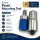 Pearl Setting Die for 8 mm / 0.31 in Press Pearls made of heavy-duty iron for flawless application in apparel manufacturing