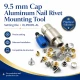 9.5 mm (0.37") Aluminum Nail Rivet Setting Die for Professional Use
